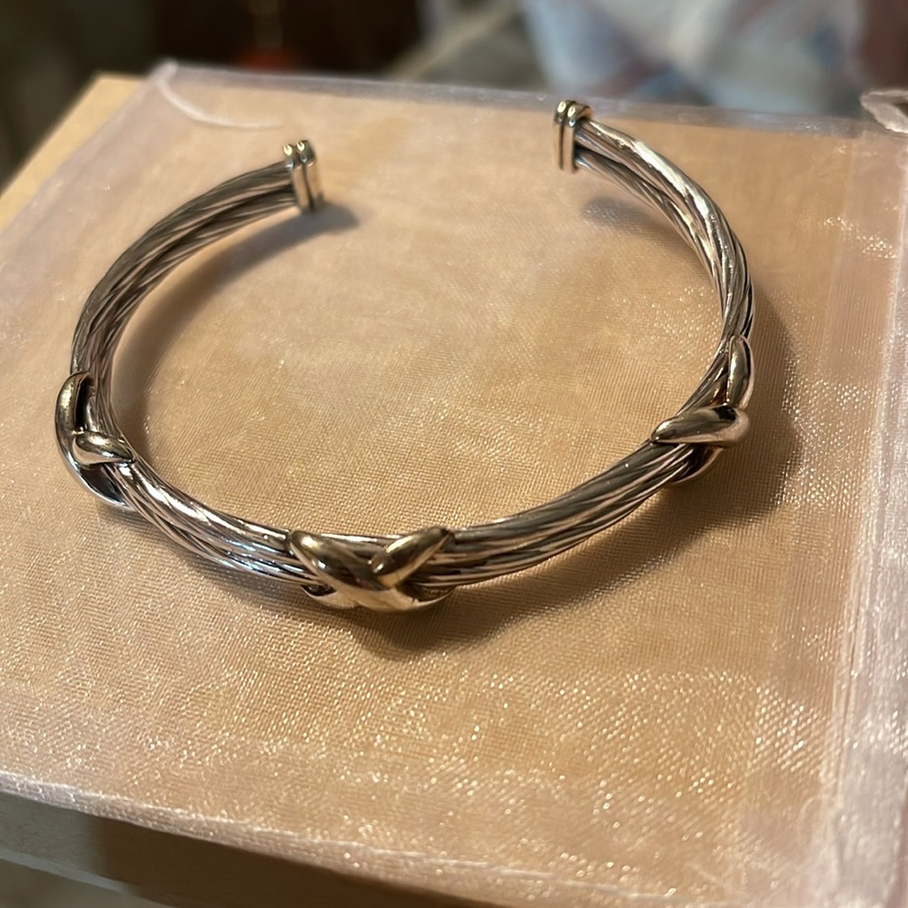Sterling Silver Twisted Cuff